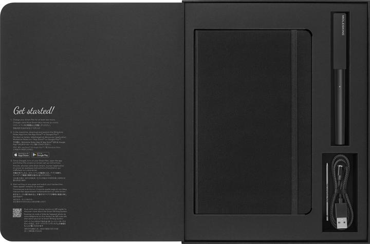Actual product image Moleskine Smart Writing (135 x 210 mm, Lined, Hardcover)