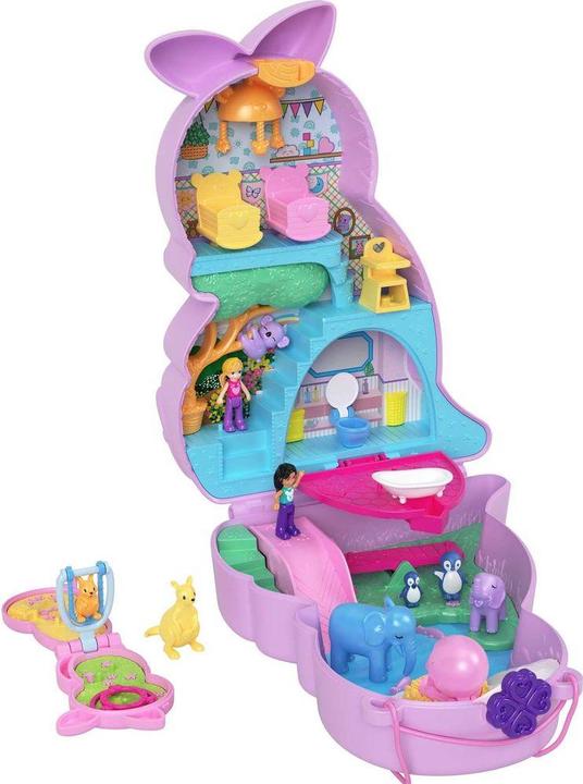 Productafbeelding Polly Pocket Mattel HKV50 Mama & Joey Kangoeroe doos