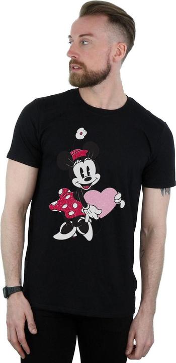 Immagine prodotto Disney Minnie Mouse Love Heart Maglietta Uomo (4XL)