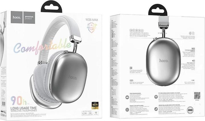 Actual product image Hoco W35 Max Joy Kabelloses Bluetooth In-Ear-Headset Silber (90 h, Wireless)