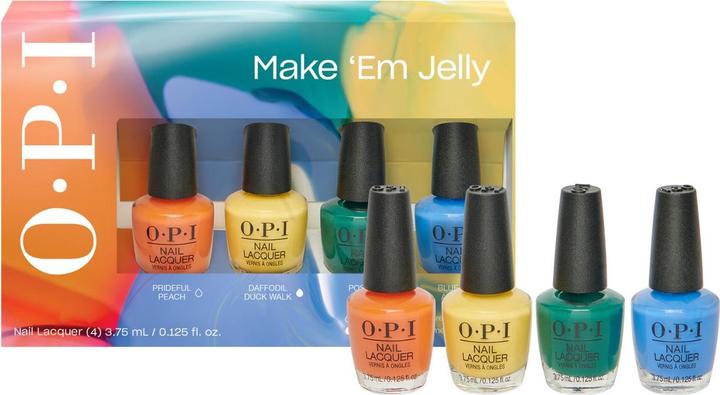 Actual product image OPI Make 'Em Jelly - 4er Mini Pack (Colour paint)