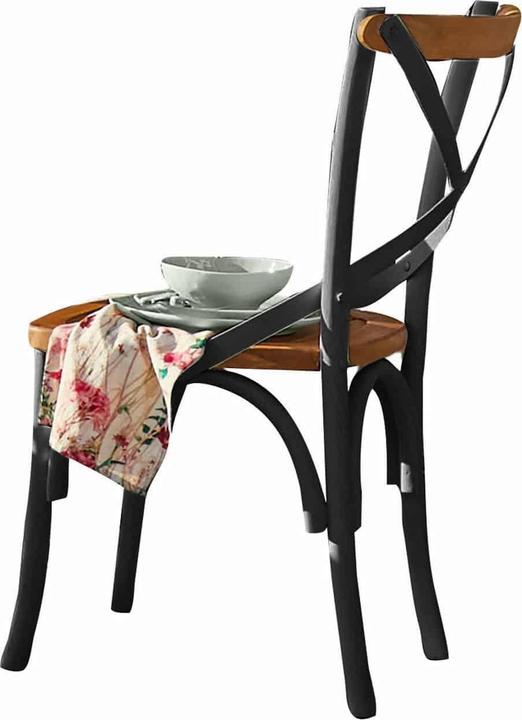 Produktbild Loberon Stuhl Kirkdale schwarz/braun