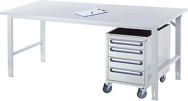 Produktbild RAU Arbeitstisch, höhenverstellbar (125 cm, 100 cm)