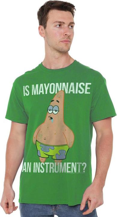 Immagine prodotto Spongebob Squarepants Mayonnaise Instrument Maglietta Uomo (4XL)