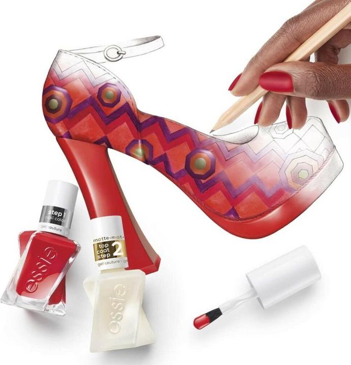Immagine prodotto Essie Gel Couture (gel couture top coat opaco, Smalto per unghie effetto gel)