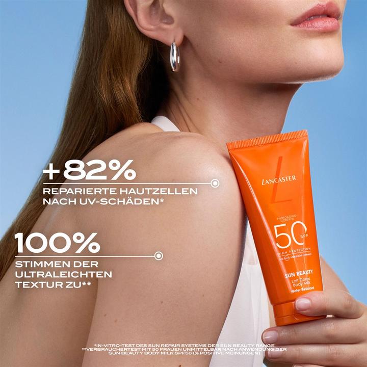 Actual product image Lancaster Sun Beauty Body Milk Sun Protection Factor 30 (Suntan lotion, SPF 30, 100 ml)