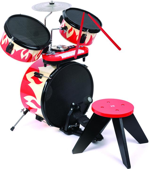 Actual product image Hape Cool drum set with stool
