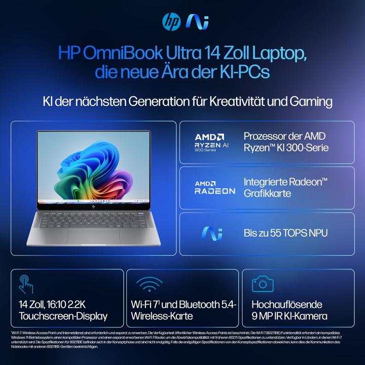 Produktbild HP 14-fd0194ng (14", 32 GB, 2000 GB, DE)