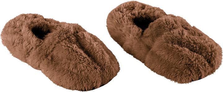 Produktbild Infactory Aufwärmbare Flausch-Pantoffeln mit Leinsamen-Füllung (37)
