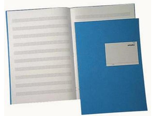 Actual product image Simplex Music book (A4, Special ruling, Hardcover)
