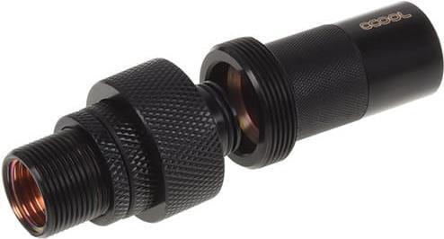 Actual product image Alphacool HF Quick release coupling set with bulkhead fitting G1/4 IT - Deep Black