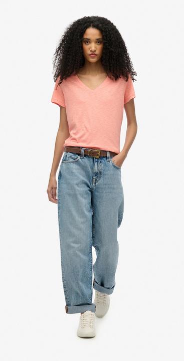 Immagine prodotto Superdry Strukturiertes T-Shirt mit V-Ausschnitt und Stickerei (16)