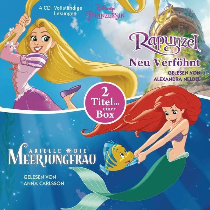 Actual product image Disney Princess: Ariel the Mermaid and Rapunzel - Newly Spoiled (Claudia Amor, Anke Albrecht, Alexandra Neldel, Anna Carlsson, German)