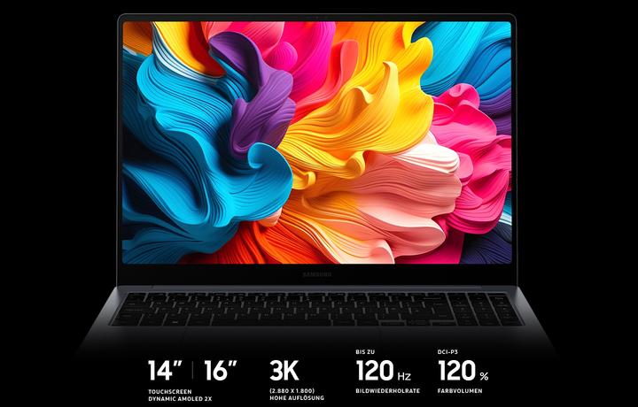 Produktbild Samsung Galaxy Book4 Pro (16", Intel Core Ultra 7 155H, 16 GB, 512 GB, DE)