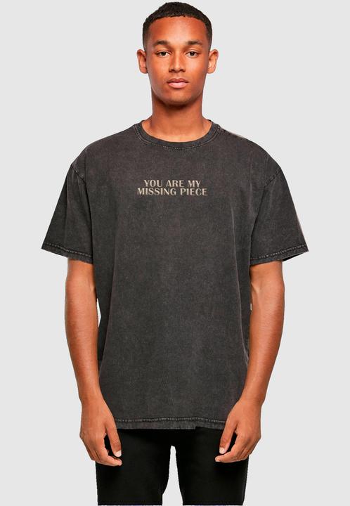 Actual product image Merchcode Missing Piece Acid Washed Heavy Oversize Tee - 136217 (L)