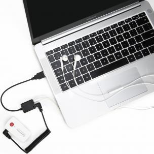 Produktbild Saramonic Adapter audio EA2L - 2x mini Jack TRS / USB-A