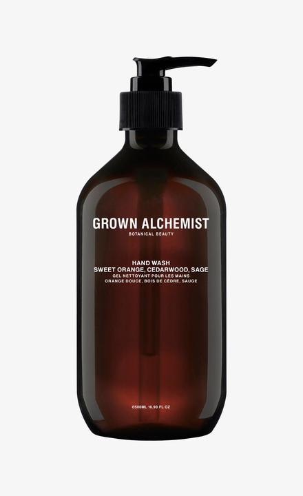 Actual product image Grown Alchemist Sweet Orange, Cedarwood & Sage (Liquid soap, 500 ml)
