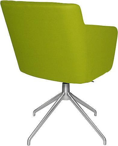 Productafbeelding Topstar SFH vergaderstoel, 3D zitverbinding en aluminium onderstel, groen