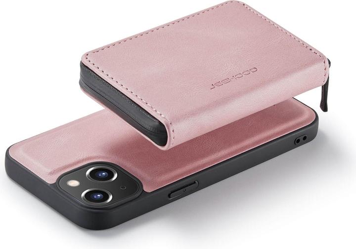 Image du produit Cover-Discount iPhone 14 Plus - Étui avec carte de crédit rose (Apple iPhone 14 Plus)
