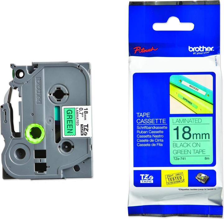 Immagine prodotto Brother Tze-741 (1.80 cm, Verde)