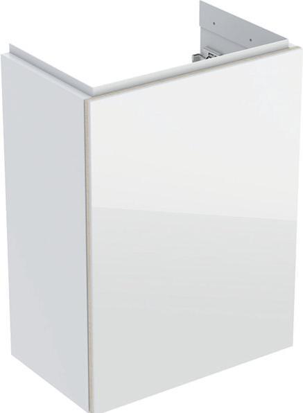 Actual product image Geberit Vanity unit Acanto 39.6 cm white high gloss without washbasin 500607012 (39.5 x 24.5 x 53.5 cm)