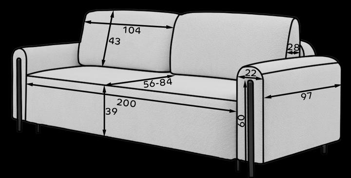Produktbild ELTAP Arcadova (Bettsofa, 3-Sitzer)