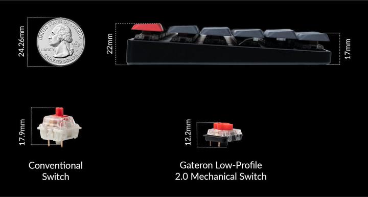 Actual product image Keychron K5 Pro (CH, Cable, Wireless)