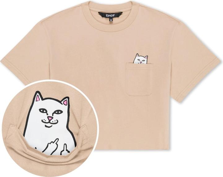 Immagine prodotto RipnDip Maglietta Lord Nermal Cropped Baby Pocket Donna (L)