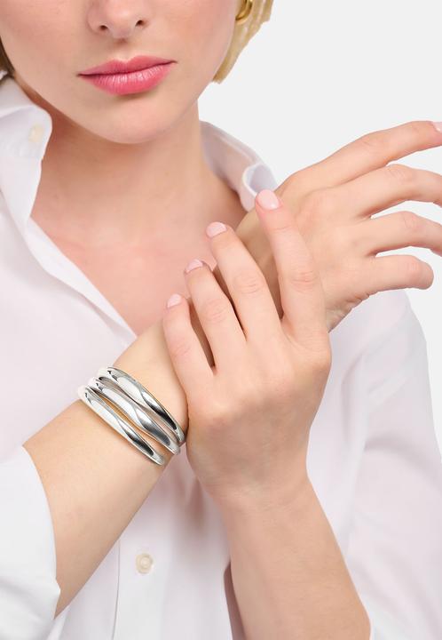 Immagine prodotto Thomas Sabo Bracciale con forma curva (17 cm, Argento 925)