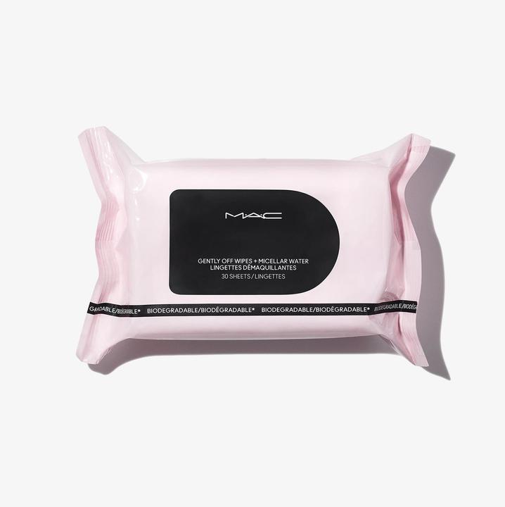 Actual product image MAC Cosmetics Gently Off Wipes + Micellar Water (Cleaning cloths, 80 ml)