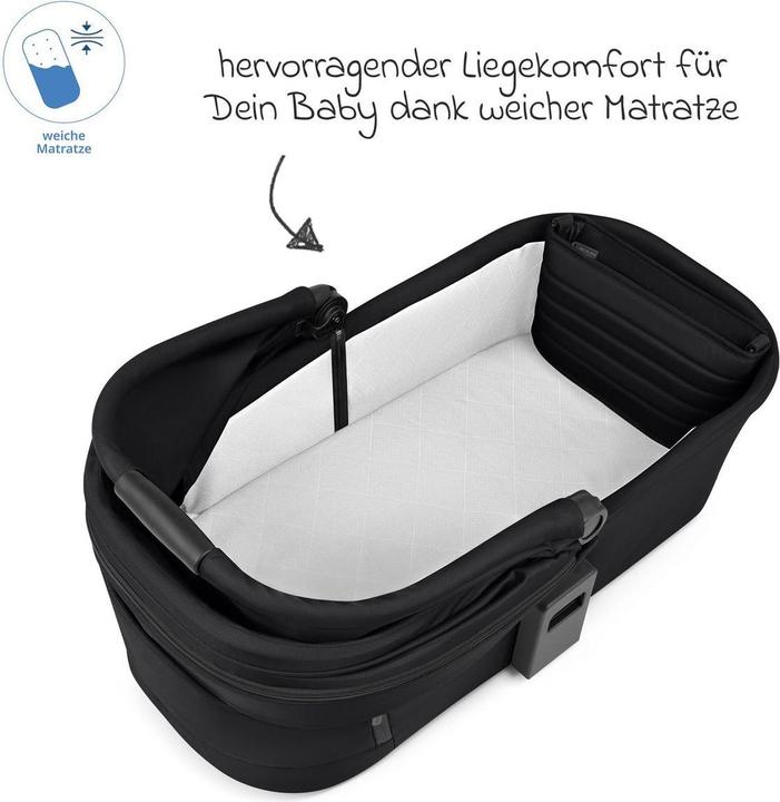 Produktbild ABC Design Kombikinderwagen Kombi-Kinderwagen Samba - inkl. Babywanne