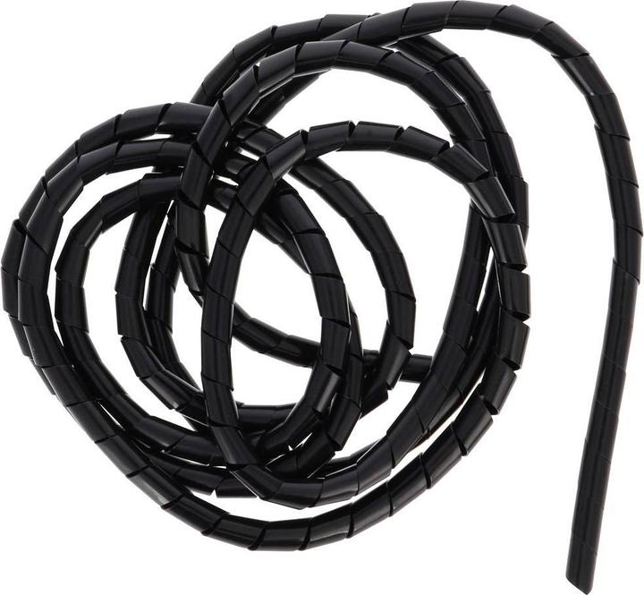 Produktbild Hama Flexibler Spiral-Kabelschlauch, universal, 7,5 - 30 mm, 2,5 m, Schwarz (Kabelspiralschlauch, 250 cm)