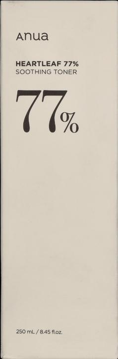 Actual product image Anua Heartleaf 77% Soothing Toner (Tonic water, 250 ml)