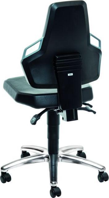 Actual product image Bimos ESD task swivel chair, imitation leather, with castors, low
