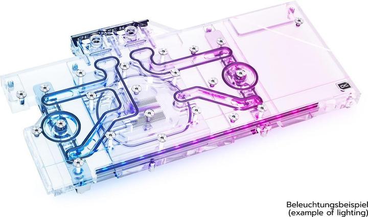Produktbild Alphacool Eisblock Aurora GPX-N RTX 3090/3080 Ti HOF mit Backplate - Acryl + Nickel