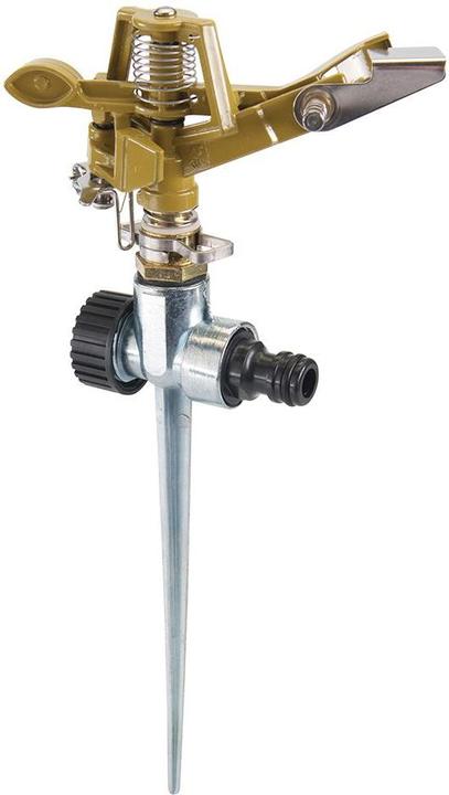 Produktbild Silverline Impuls-Rasensprenger mit Erdspiess 1/2 Zoll, 300 mm (Impuls-, Kreis- und Sektorenregner)