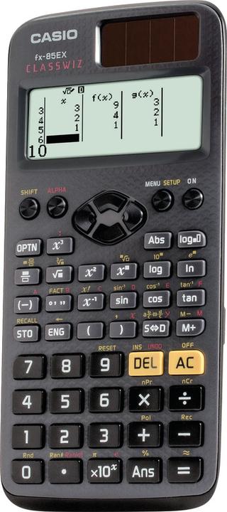 Actual product image Casio Fx-85ex (Batteries, Solar cells)