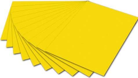 Produktbild Folia Fotokarton 300g/m2 bananengelb 50x70 cm, 1 Bogen mit EAN-Code (1 x)