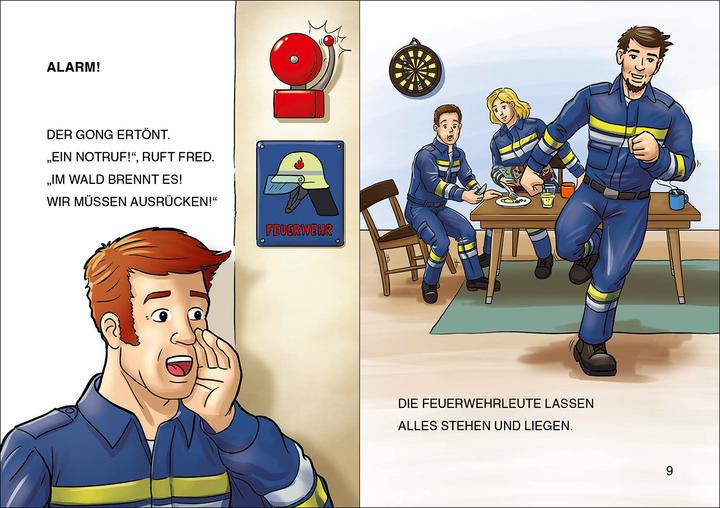 Produktbild Leselöwen 1. Klasse - Achtung, Feuerwehr im Einsatz! (Deutsch, Annette Neubauer, Loewe Erstlesebücher, Michael Böhm, 2021)