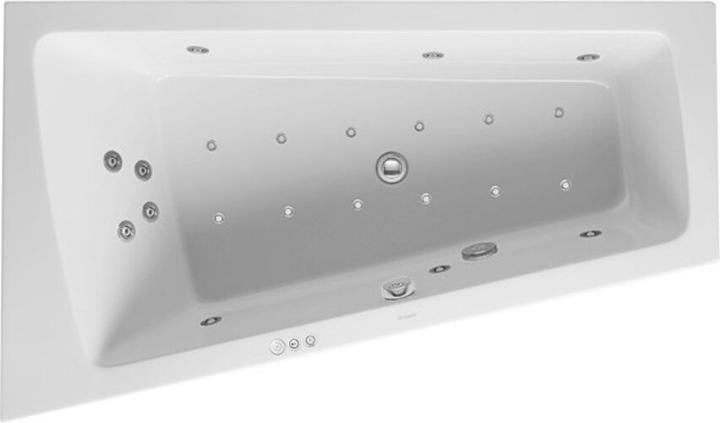 Duravit Whirlwanne PAIOVA 180 l 1700x1000mm we 1 RS li Combi-Syst (1 Pers.)