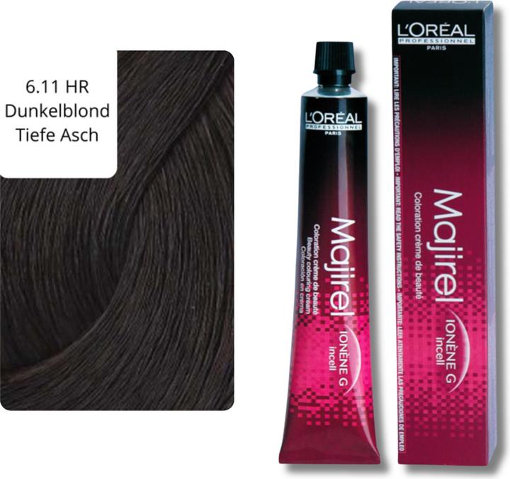 Produktbild L'Oréal Professionnel Majirel (6.11 HR Dunkelblond Tiefe Asch)