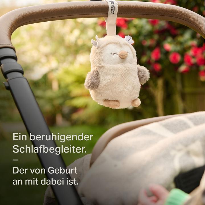 Produktbild Tommee Tippee Mini-Reiseeinschlafhilfe mit weissem Rauschen, CrySensor, USB aufladbar und waschmaschinenfest