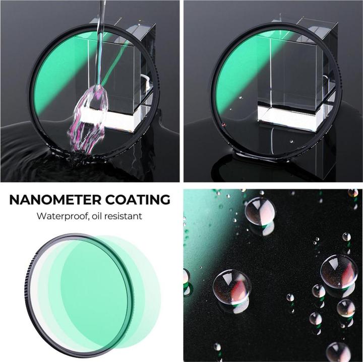 Image du produit K&F Concept 1/2 Black Mist Filter Nano X 55mm (KF-01.1650) (Filtre Black Mist, 55 mm)