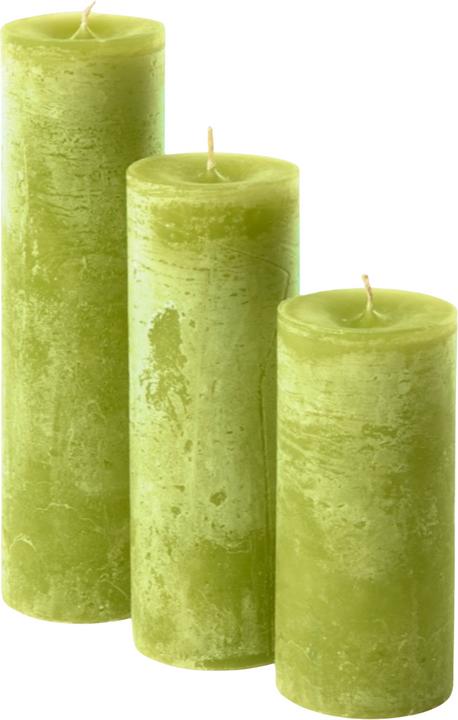 Dekocandle Mini Super Bougie Fresh Lime Ø 10 x 20 cm (1 pièce) (1 pcs)