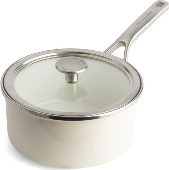Produktbild KitchenAid Steel Core Enamel Steelpan - 16 cm (16 cm, Kochtopf, Edelstahl, Stahl)