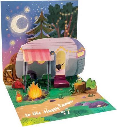 Produktbild Up with paper Karte Pop-Up Card Camping-Motiv