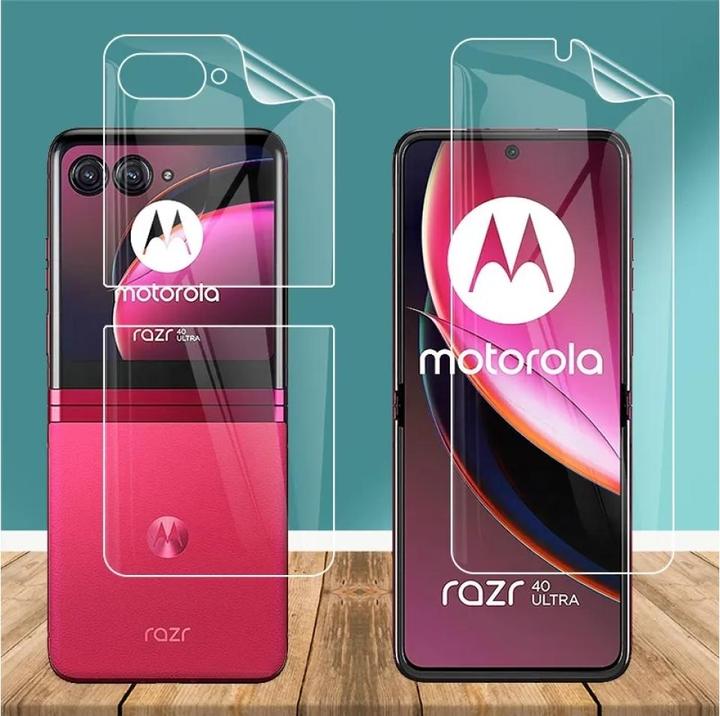 Immagine prodotto Screenguard 100% Pellicola di protezione del display Motorola Razr 40 Ultra Crystal Clear (1 Pezzo/i, Motorola Razr 40 Ultra)