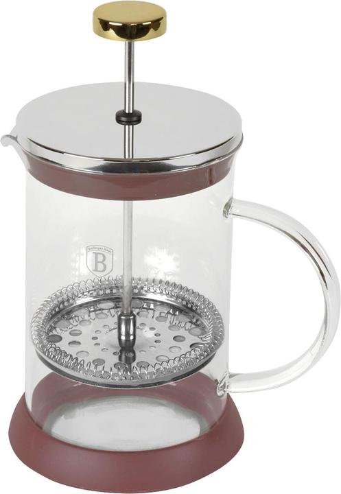 Produktbild BerlingerHaus Design-French Press fÃ¼r Kaffee und Tee, 800ml, bordeaux (0.80 l)