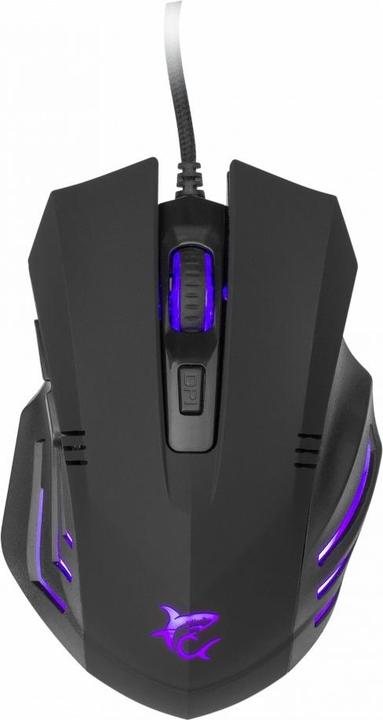White Shark Gaming mouse Hannibal 2, with backlight, 6 buttons, Black (Cable)