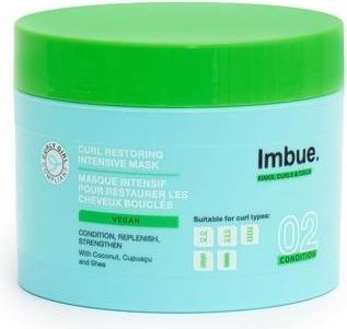 Actual product image Imbue Curl Restoring Intensive Protein Mask 300ml - Vegan and Curly Girl Friendly (340 ml)